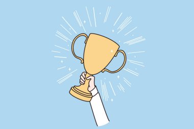 Hedeflere ulaşmak, kazanmak, zafer konsepti