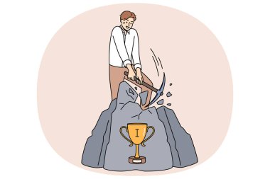 Kaya içinde kupa saklamak ve profesyonel hayatta başarı elde etmek isteyen iş adamları için bir meydan okuma. Yönetici için meydan okuma güçlü motivasyon ve rakipleri yönetme hırsı