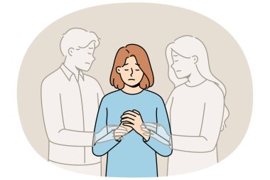 Ölü ebeveynlerin ruhları, sevdiklerinin felakette ölmesinden dolayı yetim olan büyük kızı destekliyor. Ruhlar, anne ve baba dua eden bayanın yanında durup uzun süreli depresyona yol açan kazadan sonra yas tutarlar.