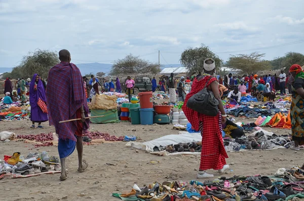 Masai market — Stock Photo, Image