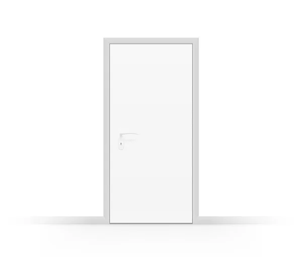 Witte deur — Stockvector