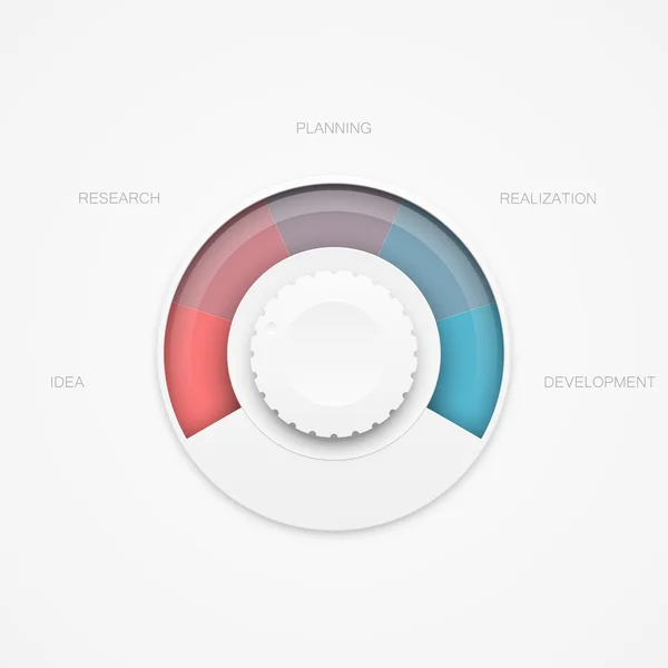 Schoon interface-element — Stockvector