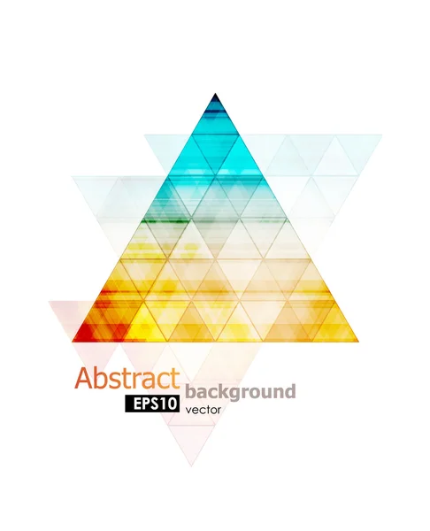Abstract triangle background — Stock Vector