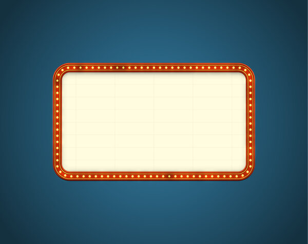 Rectangle road billboard