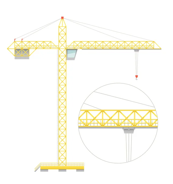 Простой плоский кран — стоковый вектор