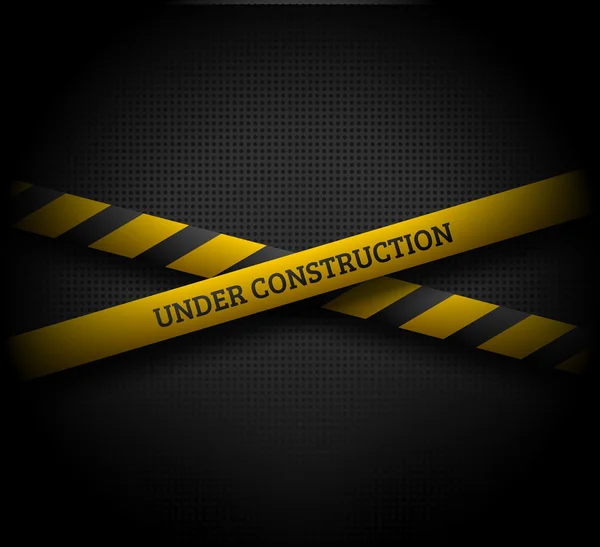 Under construction sign — Stock Vector