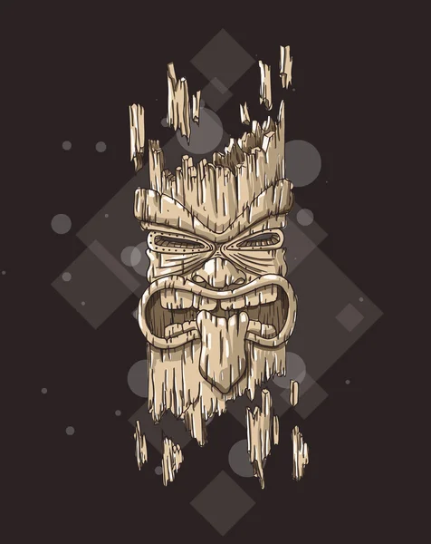 Flippant tiki dieu — Image vectorielle