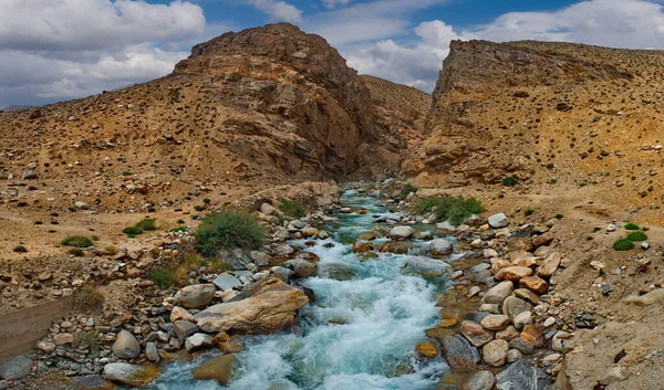 Centralasien Kirgizistan Klara Vatten Stormiga Floderna Östra Delen Pamir Området — Stockfoto