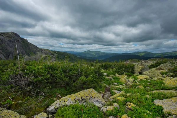 Russia South Krasnoyarsk Territory Eastern Sayans All Passes Natural Mountain — Stock Photo, Image