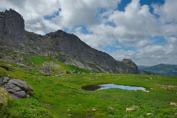 Russie Sud Territoire Krasnoïarsk Sayans Est Plupart Des Petits Lacs — Photo