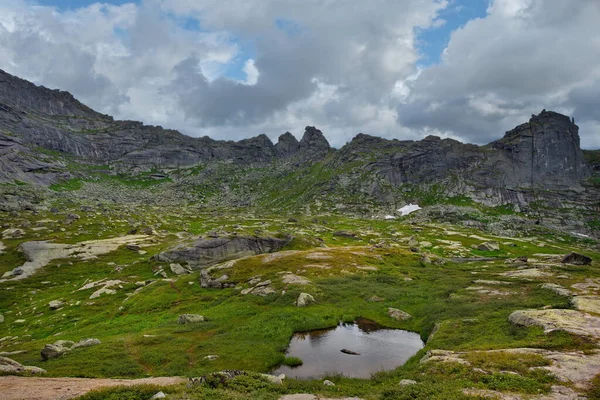 Russia South Krasnoyarsk Territory Eastern Sayans Most Small Lakes Ergaki — Stock Photo, Image