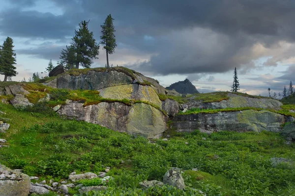 Russia South Krasnoyarsk Territory Eastern Sayans All Passes Natural Mountain — Stock Photo, Image