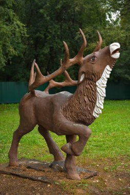 Novokuznetsk 'te. - Rusya. 15 Ağustos 2020. Bir çam ormanında bulunan 