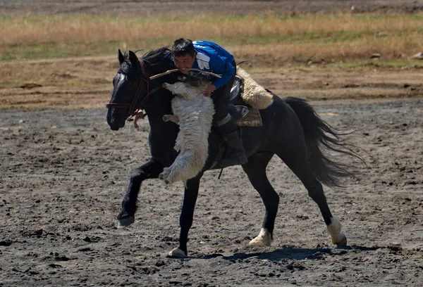 Kupchegen Rusia Mayo 2021 Altai National Equestrian Game Kok Boru — Foto de Stock