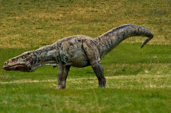 Terelj Mongolia Junio 2015 Escultura Dinosaurio Prehistórico Del Museo Aire — Foto de Stock