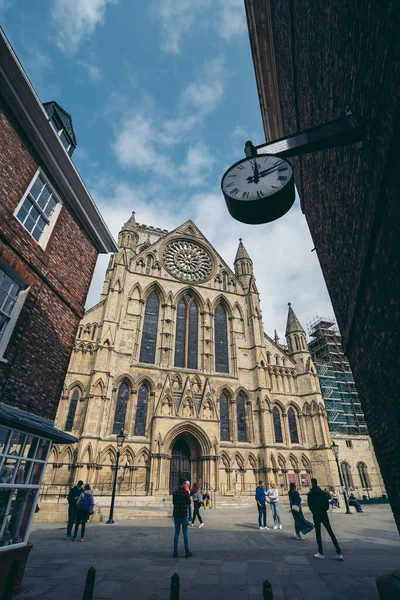 York Yorkshire Del Norteuk 2020 York Minster Catedral Medieval Estilo — Foto de Stock
