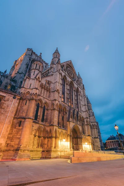 York North Yorkshire 2020 York Minster Iconic Gothic Style Mittelalterliche — Stockfoto