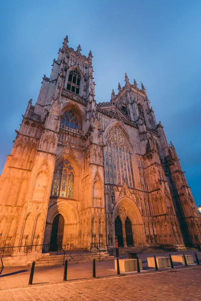 York North Yorkshire York Minster Iconic Gothic Style Середньовічний Собор — стокове фото
