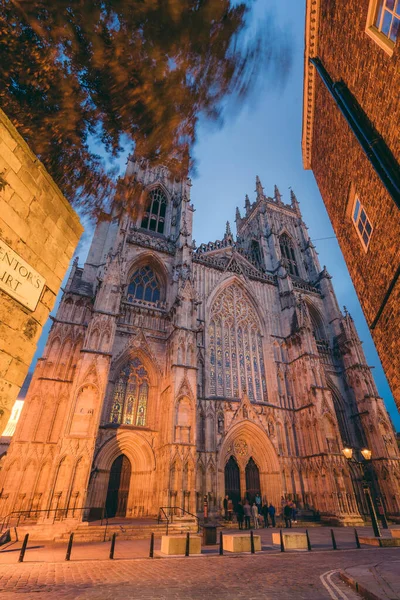 York Yorkshire Del Norteuk 2020 York Minster Catedral Medieval Estilo — Foto de Stock