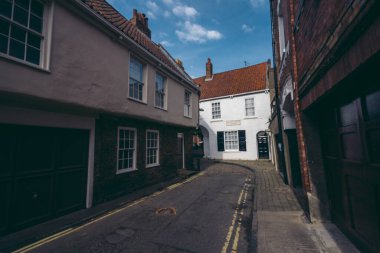 ork, North Yorkshire | UK -  2020.09.11:  Empty streets of the city during the sunny lockdown weekend