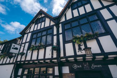 York, North Yorkshire | UK -  2020.09.11: Beautiful The Black Swan Inn Dating from the 15th century 
