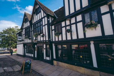 York, North Yorkshire | UK -  2020.09.11: Beautiful The Black Swan Inn Dating from the 15th century 