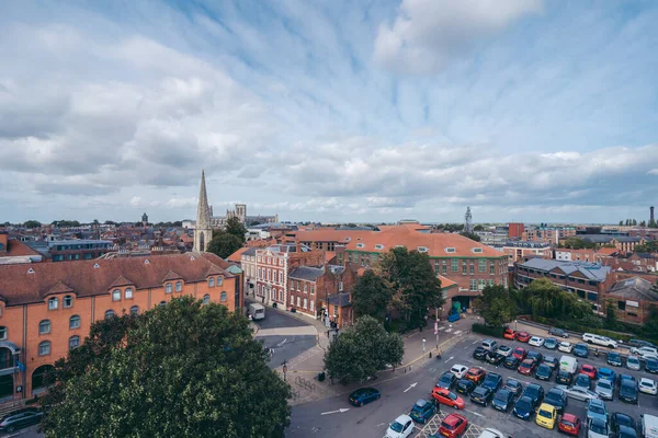 Ork North Yorkshire 2020 Empty Streets City Sunny Lockdown Weekend — Fotografia de Stock