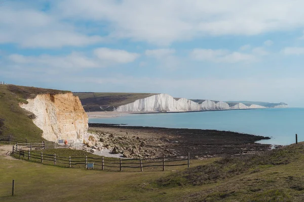 Seaford Doğu Sussex 124 2021 Seaford Head Nature Reserve View — Stok fotoğraf