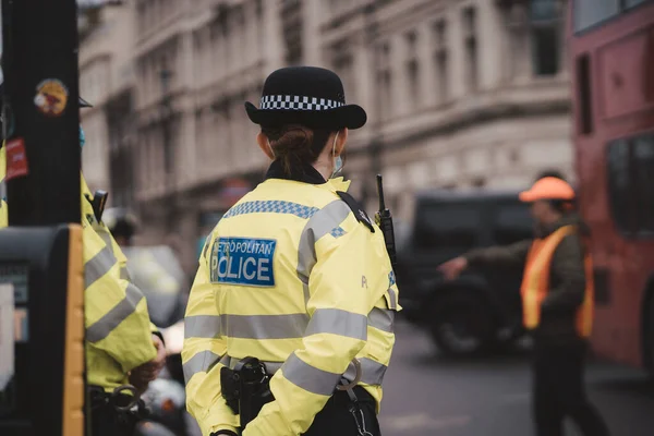 Westminster London 2021 Police Officers London March Support Veterans — ストック写真