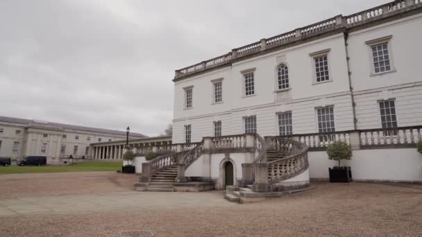 Spettacolare casa della regina a Greenwich. — Video Stock