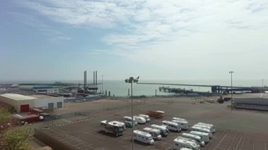 Ramsgate Limanı 'nın manzarası hafta sonu Bank Holiday' de sona erdi.