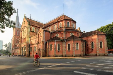 Saigon Notre Dame Katedrali, Fransız mimarisi şehir bölge 1, Ho Chi Minh City