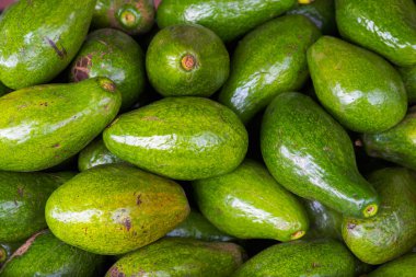 Avokado meyve arka plan Dalat pazarda satmak
