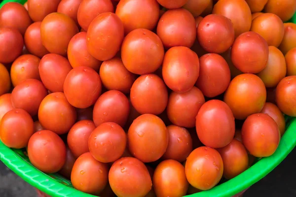 Tomato sell at the local market — Stock Photo, Image