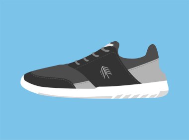 Spor ayakkabı tasarımı vektör illüstrasyonu moda tasarımı ve sokak giyimi elementi için mükemmel