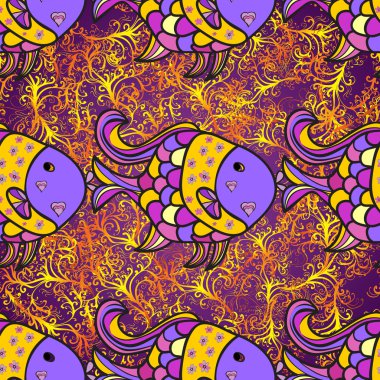 sorunsuz doku illüstrasyon