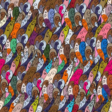 Kesintisiz renkli soyut 