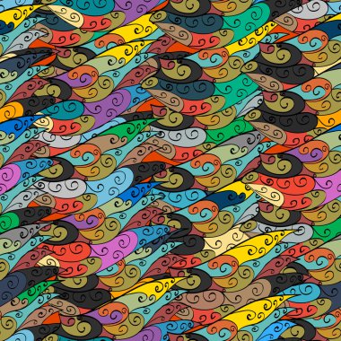 Kesintisiz renkli soyut