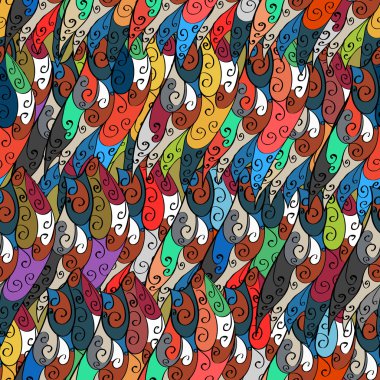 Kesintisiz renkli soyut