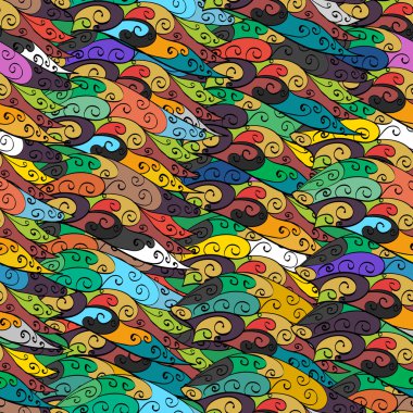 Kesintisiz renkli soyut