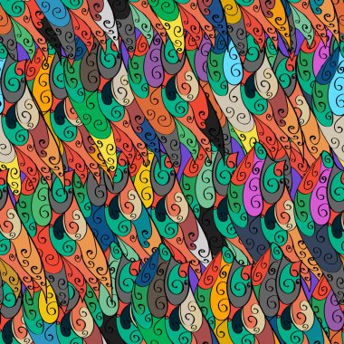 Kesintisiz renkli soyut