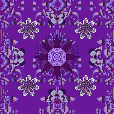 Soyut zarafet, çiçekli arkaplan deseni. Vektör Güzel kumaş deseni.