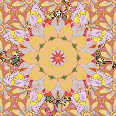 Soyut süper sevimli ve ilginç bir resim.