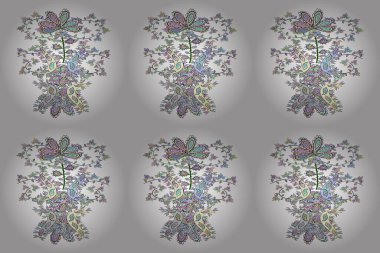 Sabıka fotoğraflarında, bebek kıyafetlerinde, duvar kâğıtlarında, paket kutularında falan kullanılabilir. Tarafsız, beyaz ve gri renkler. Kusursuz şirin kumaş deseni. Soyut karalama kalıpları. - Stok. Raster tasarımı.