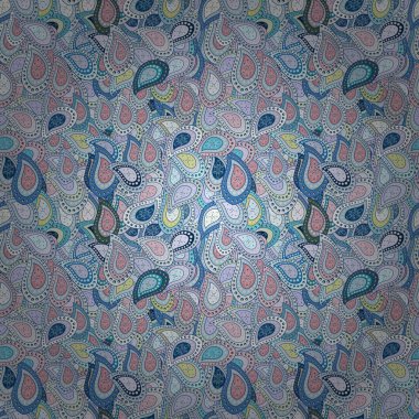 Seamless pattern Elegant decorative ornament for fashion print, scrapbook, wrapping paper, sketch. Images on a blue, neutral and gray colors Vector illustration.