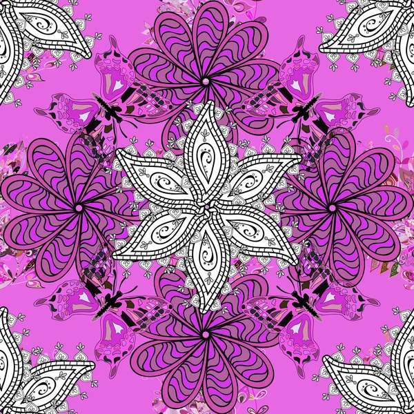 Etnik Mandala süsü. Tekstil, tebrik kartı, boyama kitabı, telefon kılıfı baskısı için kullanılabilir. Vektör Henna dövme stili. Hint çiçekli desenli şal desenli..