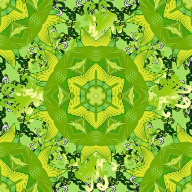 Kusursuz Vintage Çiçek Deseni. Vektör Kalça dokusu deseni.