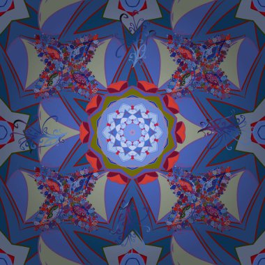 Çiçek kompozisyonu, el boyası, hassas şablon. Sevgililer günü ve tebrik kartı konsepti için şık bir davetiye. Üst manzara, yumuşak kırmızı, mavi ve gri renkli. Manzaralı çiçek deseni.