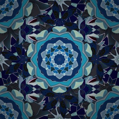 Vektör düğün davetiyesi, teşekkür kartı, tarihi kaydet, bebek hediye kartları tarafsız, mavi ve gri renklerde. Bebek partisi, menü, broşür, afiş şablonu, mandala arka planı, Hint tasarımı.