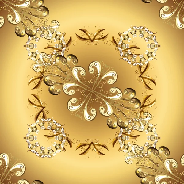 Design Islamique Motif Sans Couture Ornement Oriental Impression Textile Vectorielle — Image vectorielle